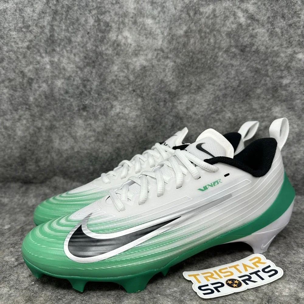 Nike Vapor Speed 3 Football Cleats Mens Size 10 White Stadium Green HM8849-100